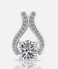 Sterling Silver Fancy CZ Pendant