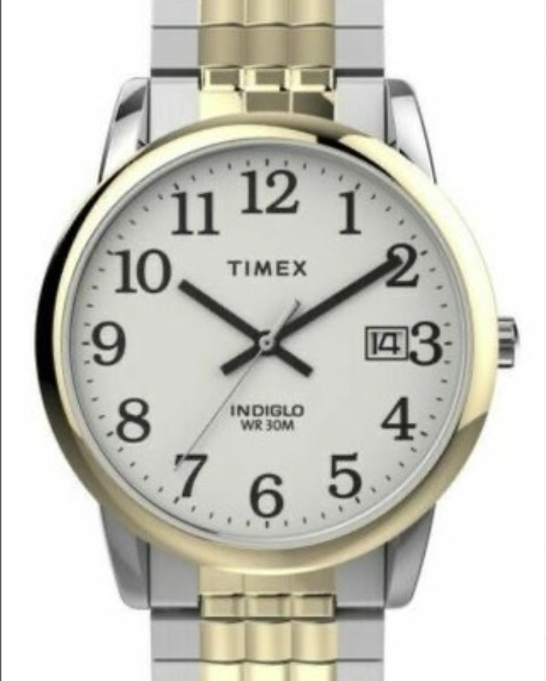 Timex TW2V05600 Easy Reader Men's 2-Tone Expansion