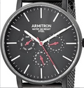 Armitron Men's Multi-Function Dial Black Mesh Bracelet Watch